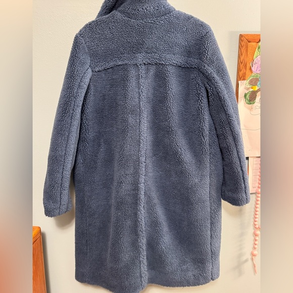 Blue gap teddy/sherpa style coat size xsmall - Picture 5 of 5